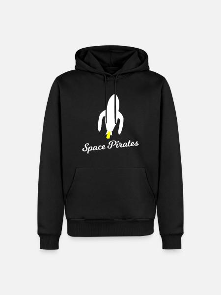Les pirates de l’espace - Sweat à capuche Premium bio Homme - noir