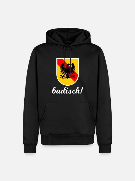 Baden is a feeling - Men’s Premium Organic Hoodie - black