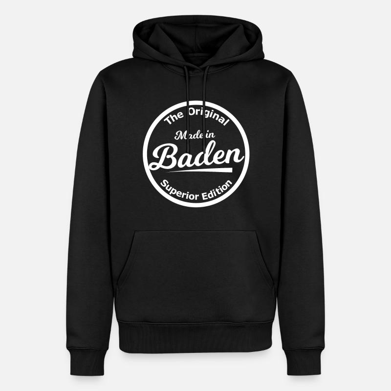 Chez soi dans le Badnerland - Sweat à capuche Premium bio Homme - noir
