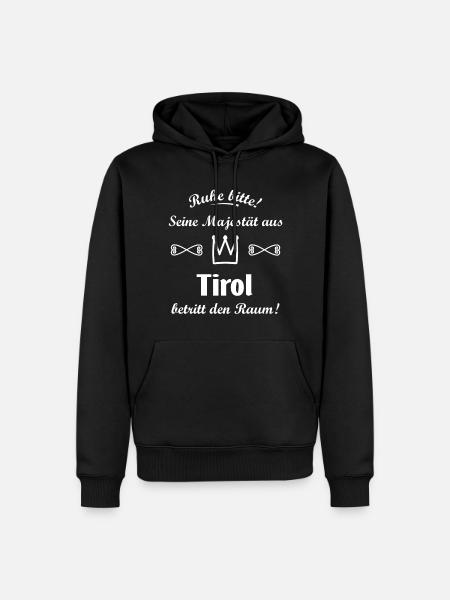 The Majesty of Tyrol - Men’s Premium Organic Hoodie - black