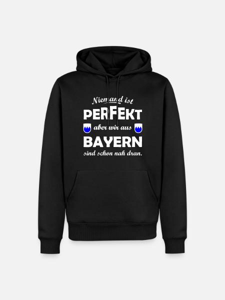 Parfait du sud - Sweat à capuche Premium bio Homme - noir