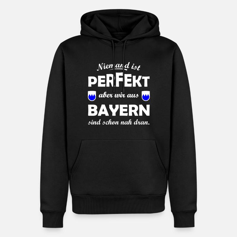 Parfait du sud - Sweat à capuche Premium bio Homme - noir