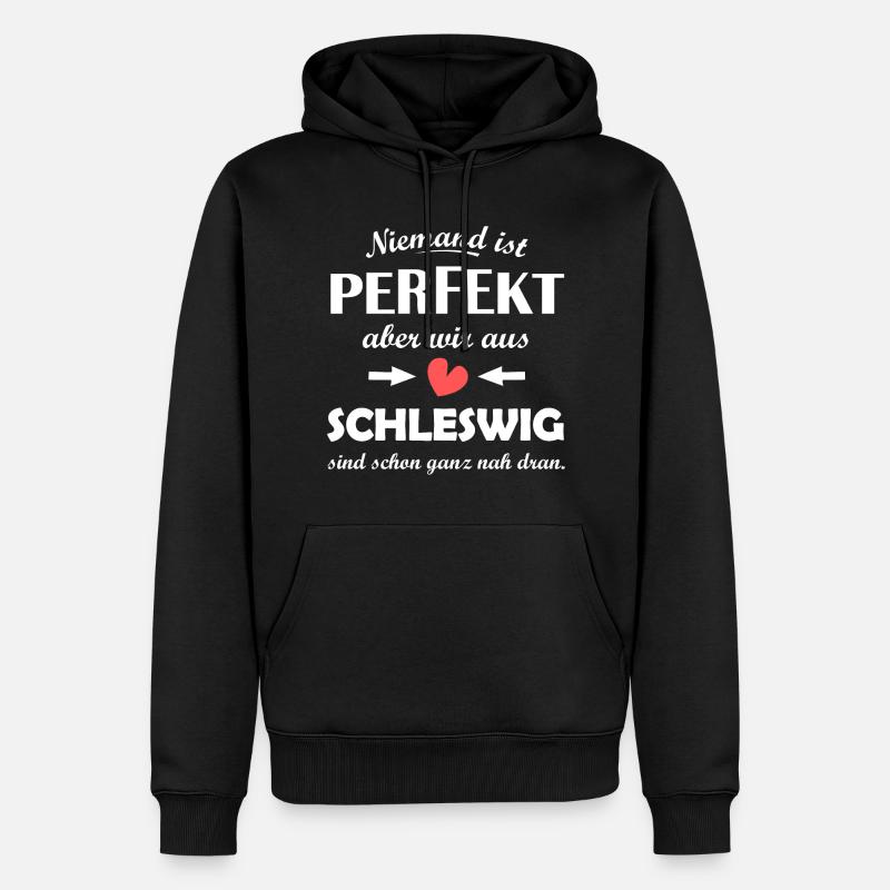 Chez soi dans le Schleswig - Sweat à capuche Premium bio Homme - noir