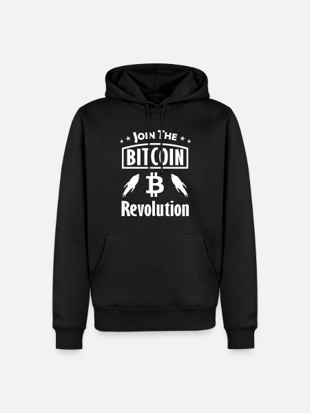 L’expérience Bitcoin - Sweat à capuche Premium bio Homme - noir