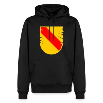 Im schönen Badnerland - Männer Premium Bio Hoodie - Schwarz - Vorne - Nico (187cm)