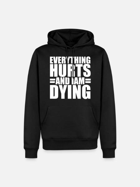 Dying Sport - Men’s Premium Organic Hoodie - black