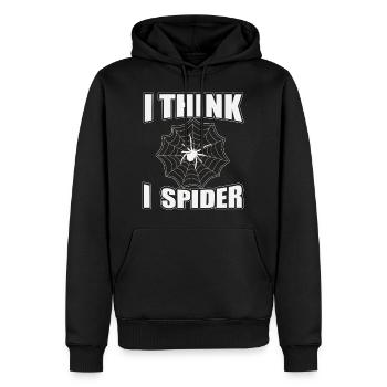 Lustiger Denglisch Spruch Denglisch Sprüche - Männer Premium Bio Hoodie - Schwarz - Vorne - Nico (187cm)