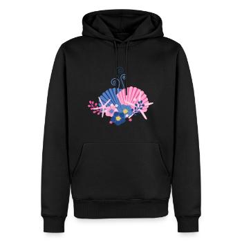 Underwater love - Men’s Premium Organic Hoodie - black - Front - Nico (187cm)