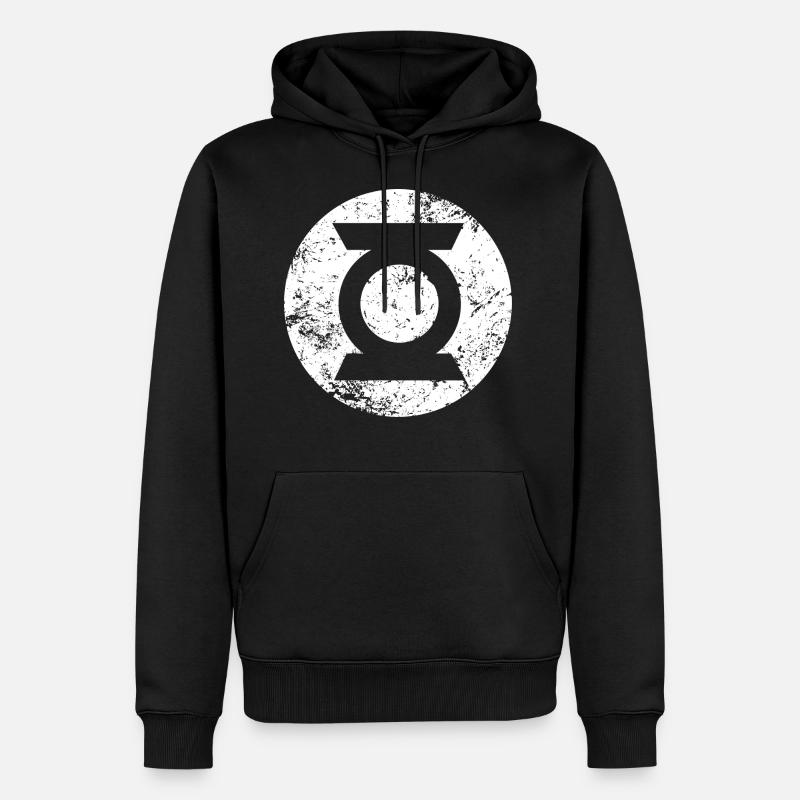 DC Comics Ligue De Justice D'Amérique Green Lante - Sweat à capuche Premium bio Homme - noir