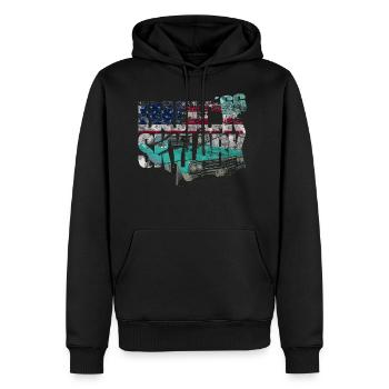 Buick Skylark 1966 Convertible - Männer Premium Bio Hoodie - Schwarz - Vorne - Nico (187cm)