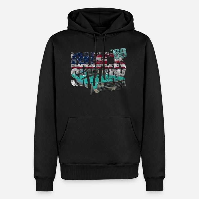 Buick Skylark 1966 Convertible - Männer Premium Bio Hoodie - Schwarz