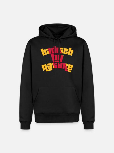 Badisch by nature - Men’s Premium Organic Hoodie - black