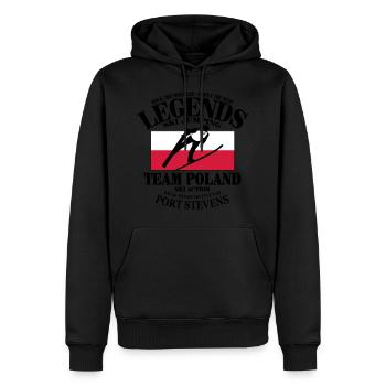 skoki narciarskie ski jumping zakopane - Männer Premium Bio Hoodie - Schwarz - Vorne - Nico (187cm)