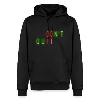Do It Red Green Motivation Sayings Quote Motto - Sweat à capuche Premium bio Homme - noir - Devant - Nico (187cm)