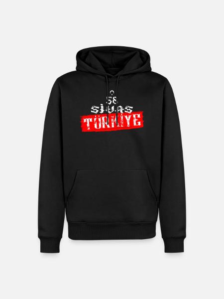 58 Sivas Türkiye - Men’s Premium Organic Hoodie - black