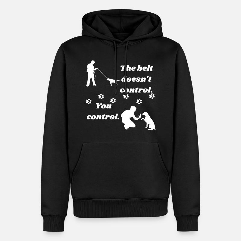 Promenade de chien - Sweat à capuche Premium bio Homme - noir