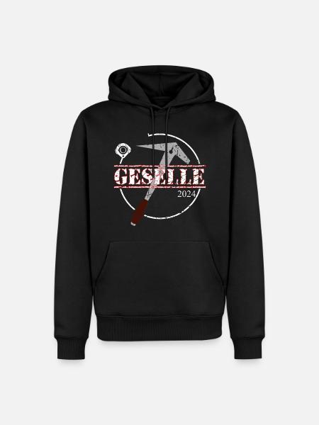 Dachdecker 2024 - Männer Premium Bio Hoodie - Schwarz