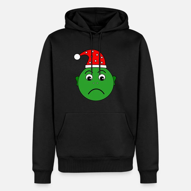 Noch ein Weihnachtsmuffel - Männer Premium Bio Hoodie - Schwarz