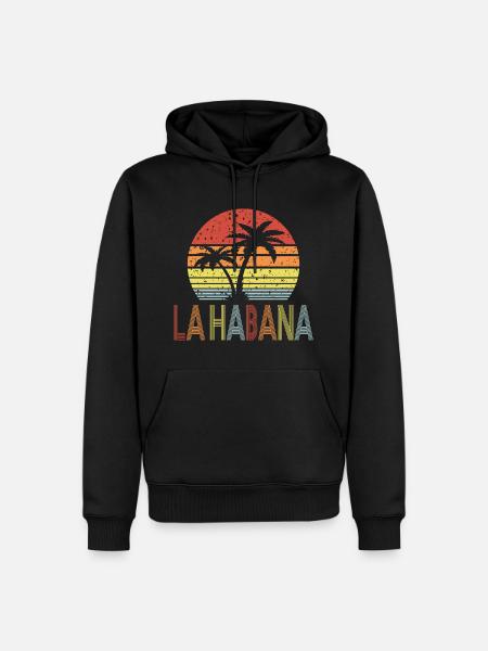 Havana - Men’s Premium Organic Hoodie - black
