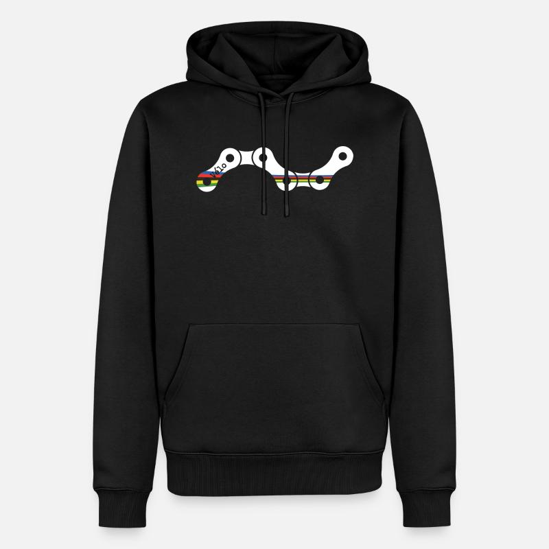 VeloWK weiß - Männer Premium Bio Hoodie - Schwarz