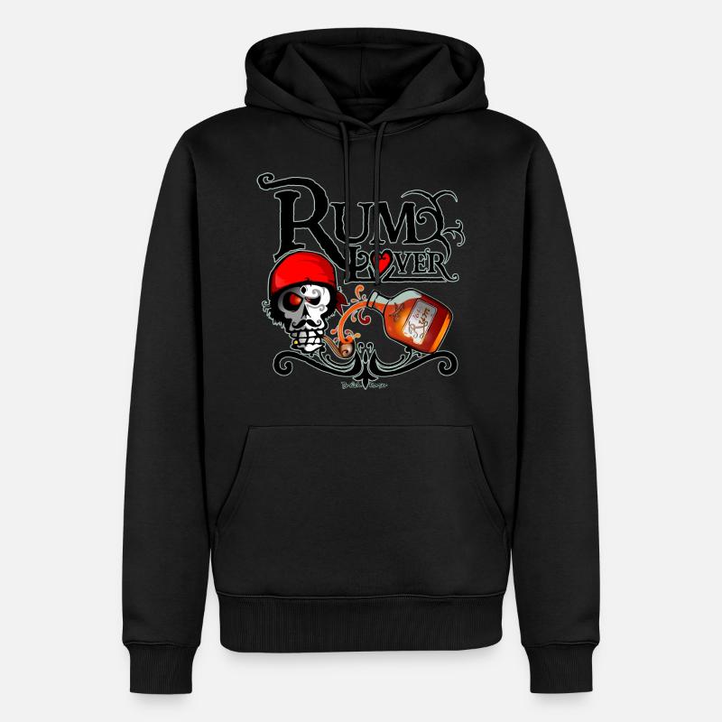 Rum lover - Sweat à capuche Premium bio Homme - noir