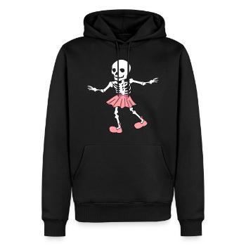 Prima Ballerina Skelet I Ballett Fun I Halloween - Männer Premium Bio Hoodie - Schwarz - Vorne - Nico (187cm)