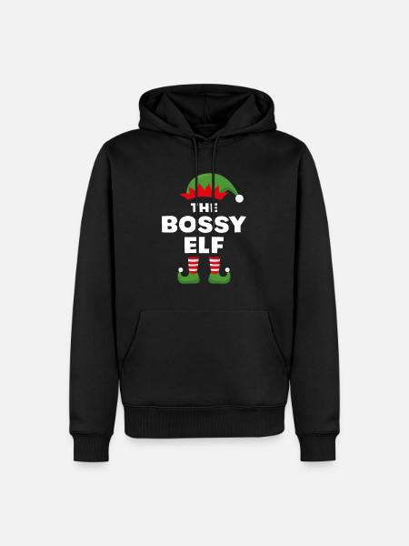 Der herrische Elf - Männer Premium Bio Hoodie - Schwarz