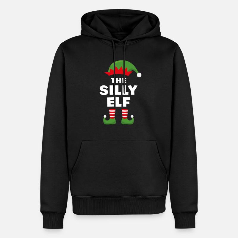 L’Elfe idiot - Sweat à capuche Premium bio Homme - noir