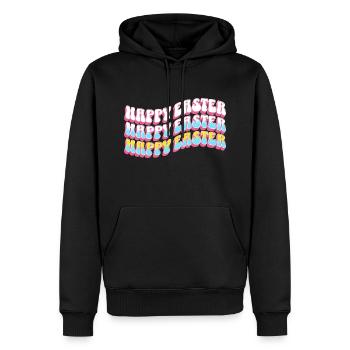 Easter gift idea, Easter gift for man & woman - Men’s Premium Organic Hoodie - black - Front - Nico (187cm)