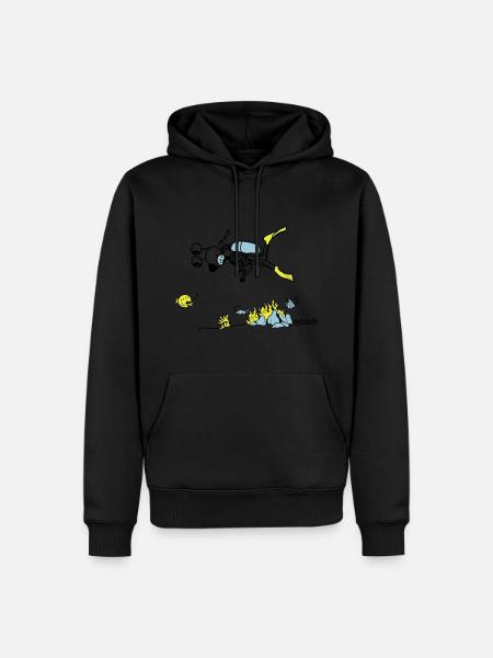Matrechi loves diving - Men’s Premium Organic Hoodie -