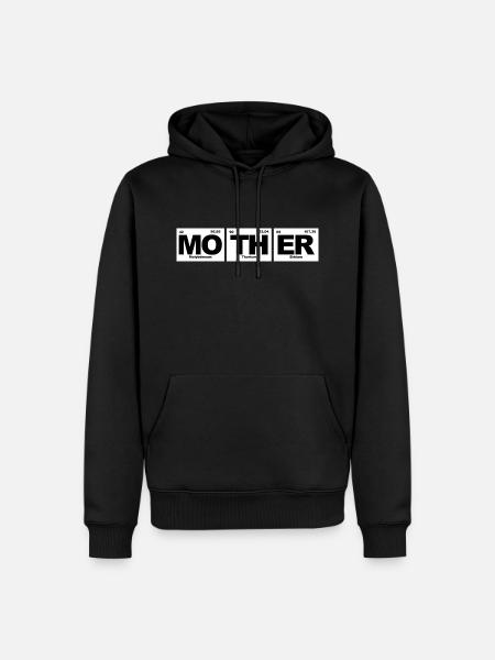 Mother - Periodic Table - Elements - Chemistry - Men’s Premium Organic Hoodie - black