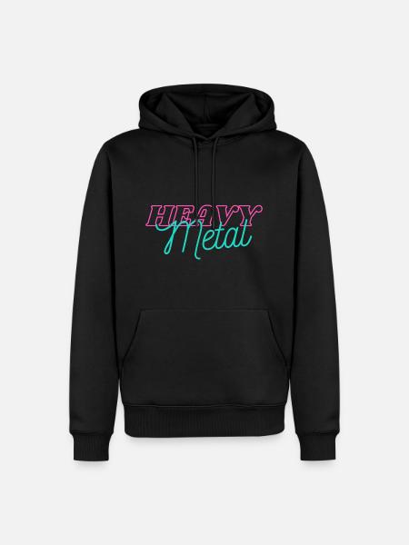 HEAVY METAL - Rock - Men’s Premium Organic Hoodie - black