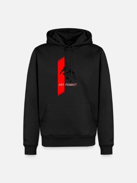 Luft Roboter - Männer Premium Bio Hoodie - Schwarz