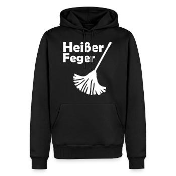 Hot Sexy Power - Heißer Feger - Männer Premium Bio Hoodie - Schwarz - Vorne - Nico (187cm)
