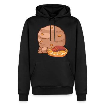 Orangen Eis Speiseeis Eiskrem Eiscreme Kugeleis - Männer Premium Bio Hoodie - Schwarz - Vorne - Nico (187cm)