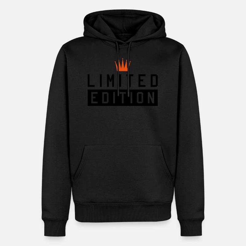 limited edition krone - Sweat à capuche Premium bio Homme - noir