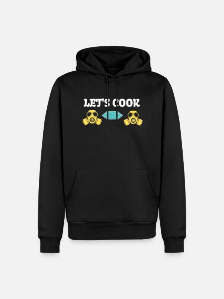 LET'S COOK SERIES GANGSTER - Männer Premium Bio Hoodie - Schwarz