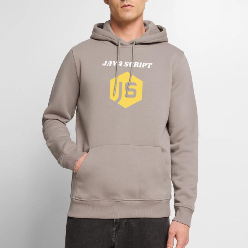 JavaScript Programmer Men’s Premium Organic Hoodie