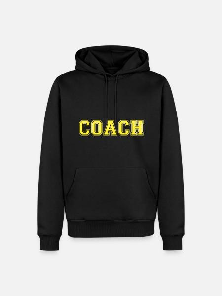 Coach - Men’s Premium Organic Hoodie - black