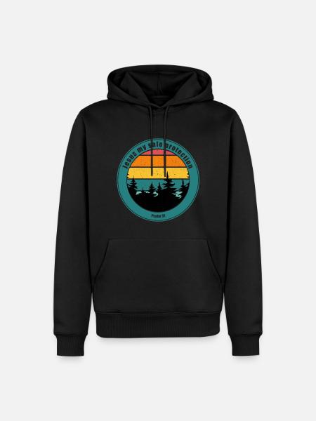 Jesus my safe protection - Men’s Premium Organic Hoodie -