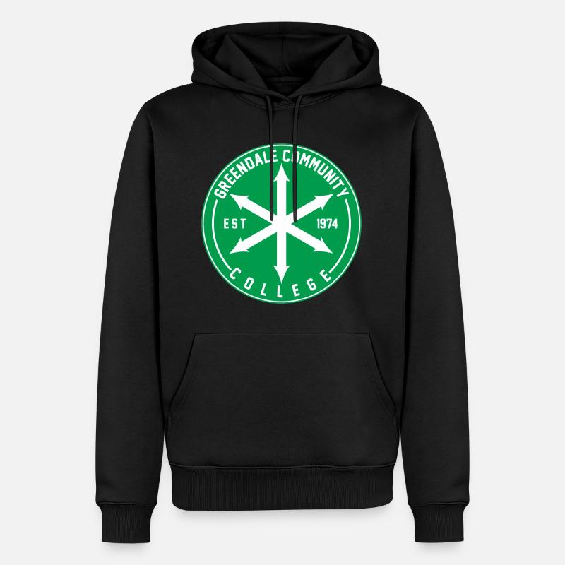 Graphique de la communauté - Sweat à capuche Premium bio Homme - noir
