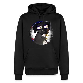 Amerikanisch-Samoa - Männer Premium Bio Hoodie - Schwarz - Vorne - Nico (187cm)