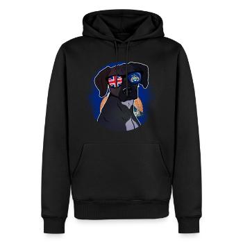 Ascension - Männer Premium Bio Hoodie - Schwarz - Vorne - Nico (187cm)