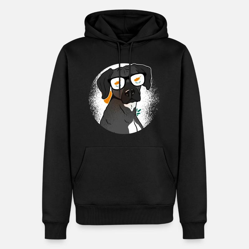 Zypern - Männer Premium Bio Hoodie - Schwarz