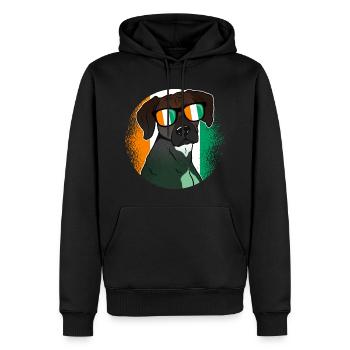 Elfenbeinküste - Männer Premium Bio Hoodie - Schwarz - Vorne - Nico (187cm)