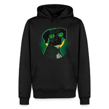 Mauretanien - Männer Premium Bio Hoodie - Schwarz - Vorne - Nico (187cm)