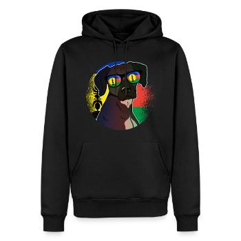 Neukaledonien - Männer Premium Bio Hoodie - Schwarz - Vorne - Nico (187cm)