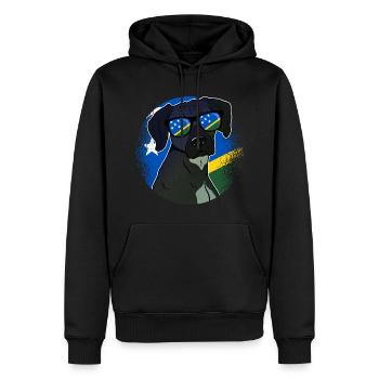 Salomon (Îles) - Sweat à capuche Premium bio Homme - noir - Devant - Nico (187cm)