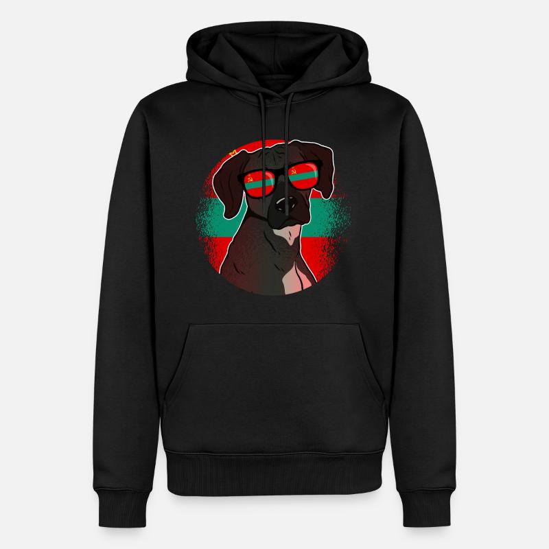 Transnistrie - Sweat à capuche Premium bio Homme - noir