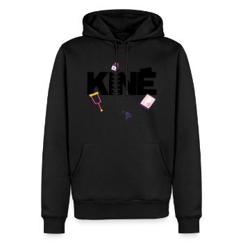 Physiotherapeut Geschenk für Physiotherapeut Massagegerät - Männer Premium Bio Hoodie - Schwarz - Vorne - Nico (187cm)